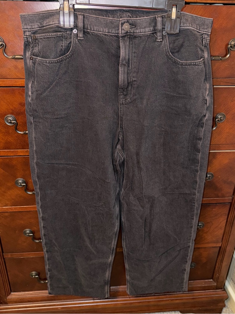 American Eagle Outfitters Black High-Rise Jeans